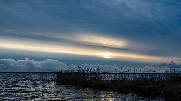 istock landscape with a lake in late autumn 2258265708