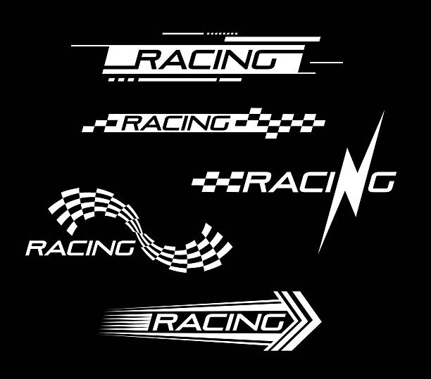 racing sport concept corner design