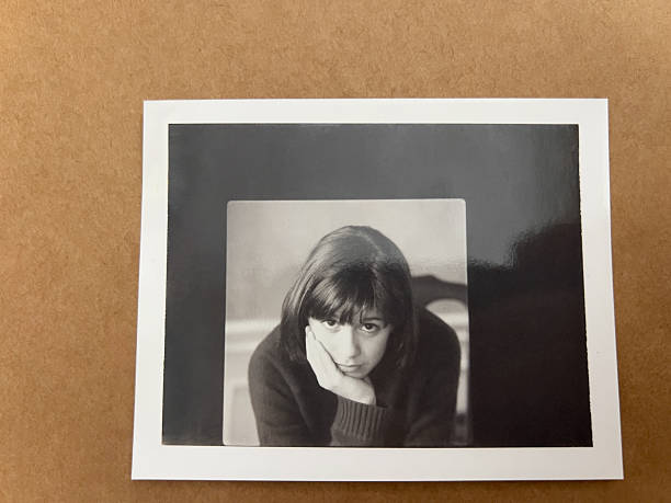 Instant print portrait of a teenage girl.   1999