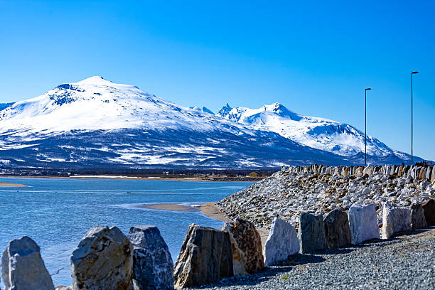 snow mountain and lake in Sichuan China