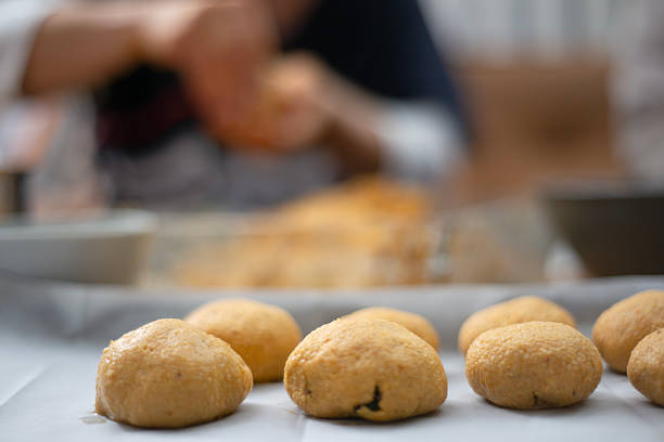 Preparing Homemade Cinnamon Buns