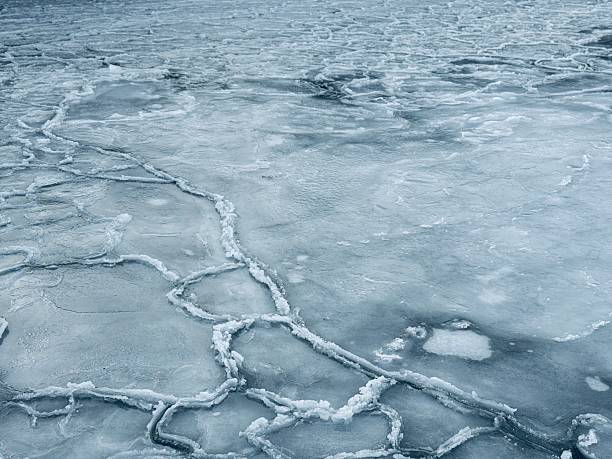 Winter Shoreline Lake Michigan