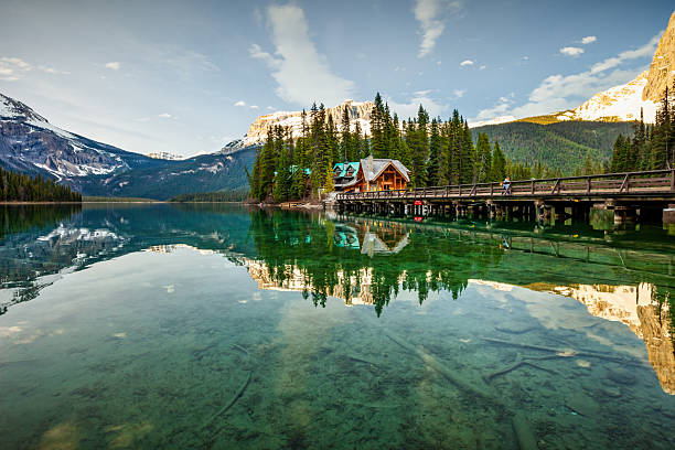 Emerald Lake in Yoho National Park, British Columbia, Canada.