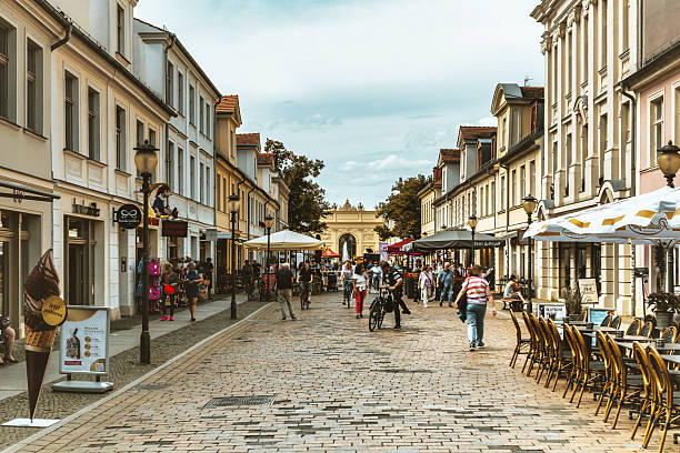 old market with town hall of city of Greifswald
