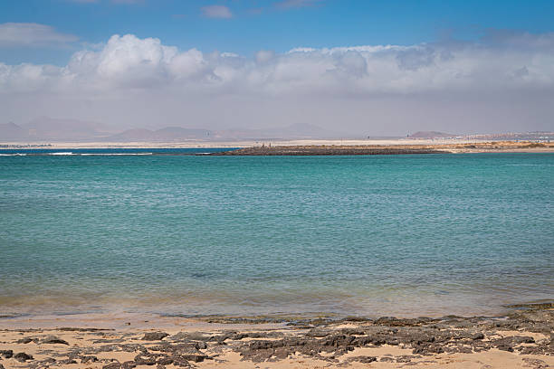 Lobos Island landscape in Canary Islands