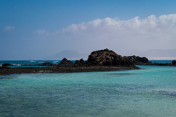 Lobos Island landscape in Canary Islands