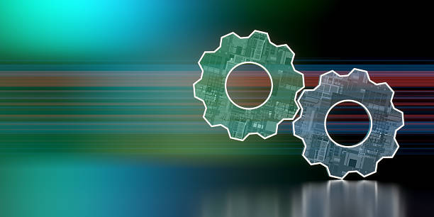 data and technology digital gears