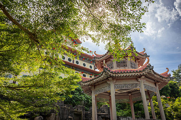 The Kek Lok Si Temple has grown to become the largest Chinese Buddhist temple in Malaysia and also as a center for Chinese Buddhist teachings in Southeast Asia.