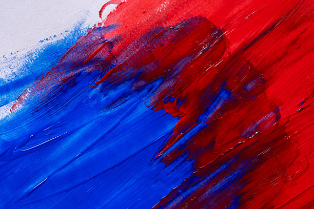 Beautiful red and blue background