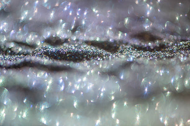 Shiny blue turquoise glitter textured background