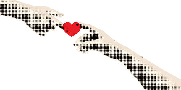 Human hands cut out of newspaper isolated on transparent background. Vector design element for mixed media design.