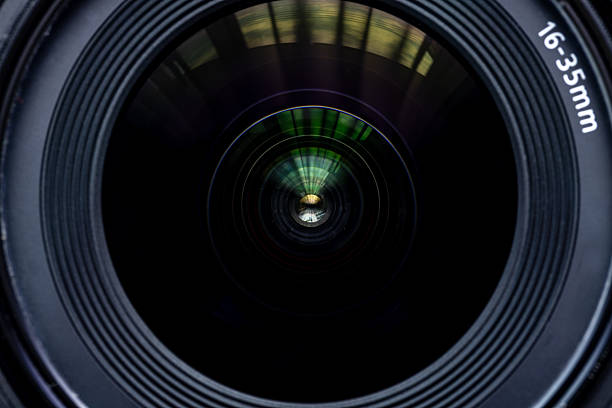 istock Close-up of a Professional 16-35mm Wide-Angle Camera Lens 2258489900