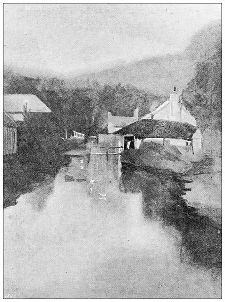 Image from 19th Century Art Illustrated Magazine: Watercolor landscape, By Agnes Jones