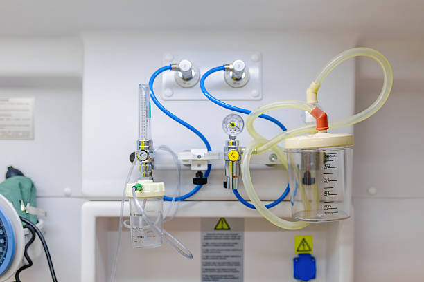 Otolaryngologist endoscopy cabinet. Ear, nose and throat endoscopy. Otolaryngology concept