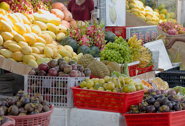 Outdoor fruit market, Nha Trang