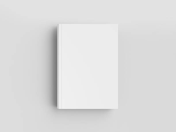 istock Blank hardcover book, magazine, sketchbook mockup - template on gray background 2258557673