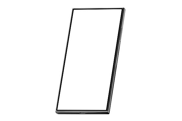 Blank Smartphone Samsung  Mockup a frameless with a white blank screen isolated white background based on a high-quality studio shot. Smartphone frameless design concept Concepts & Topics, Artificial intelligence, Data, Digital Display, Hypertext Transfer Protocol
