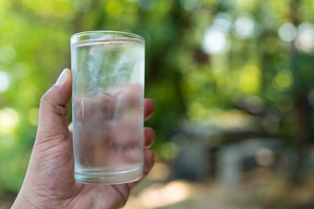 istock Cool water with ice in the glass 2258582476