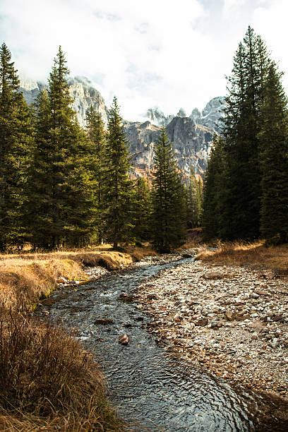 Beautiful Landscape In Autumn In Dolomites