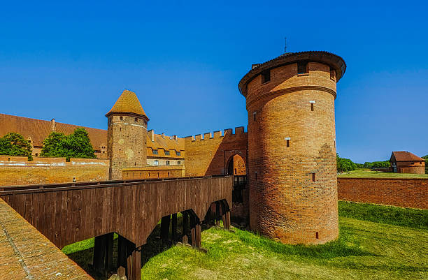 The Malbork Castle of Teutonic Knights Order in Poland.
