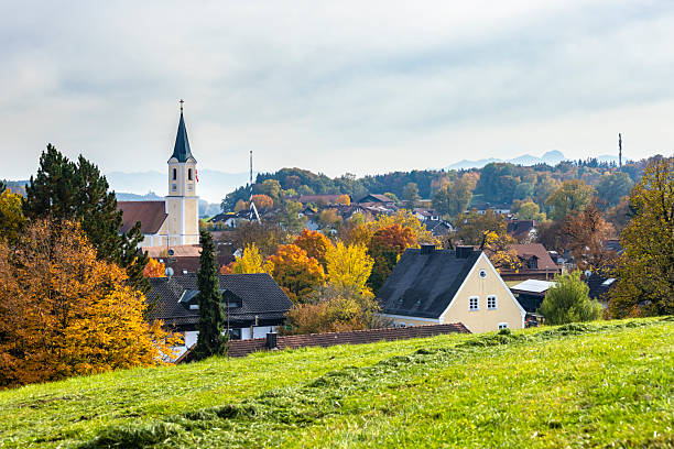 Small village Glonn in Bavaria