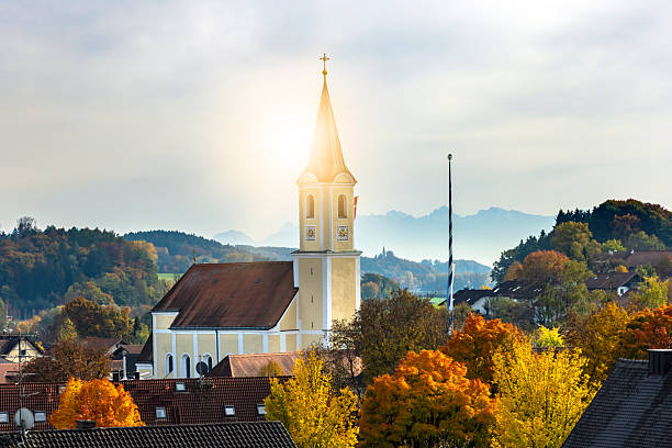 Small village Glonn in Bavaria
