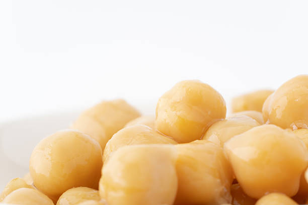 Close-Up of Boiled Chickpeas