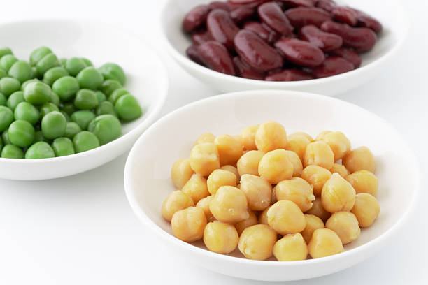 Close-Up of Boiled Chickpeas