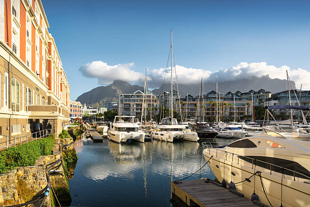 Cape Town, South Africa - December 12, 2002. An outlook over the Victoria and Albert Waterfront in Cape Town, South Africa.