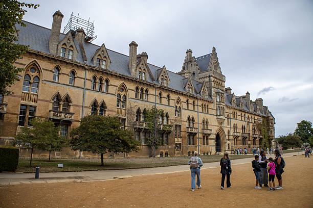 Oxford, United Kingdom on August 26, 2025: View of Meadow Building (Christ Church) in Oxford, UK