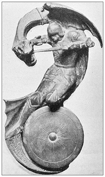 Image from 19th Century Art Illustrated Magazine: Bell Pull, Bronze, by F M Taubman
