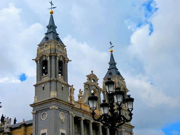 Madrid, Spain - Almudena cathedral in Madrid, Spain