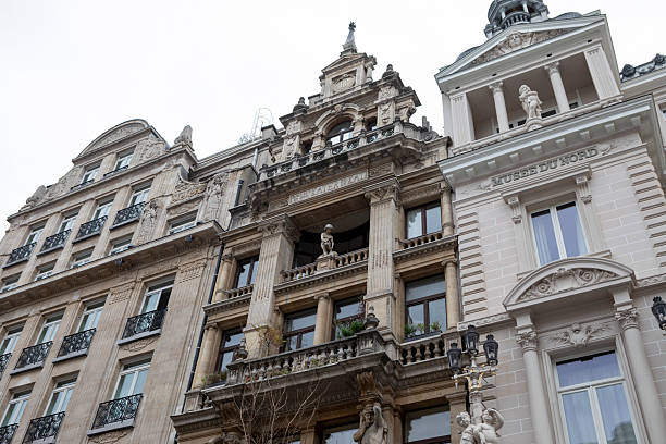 Traditional style building on Boulevard Adolphe Max, Brussels