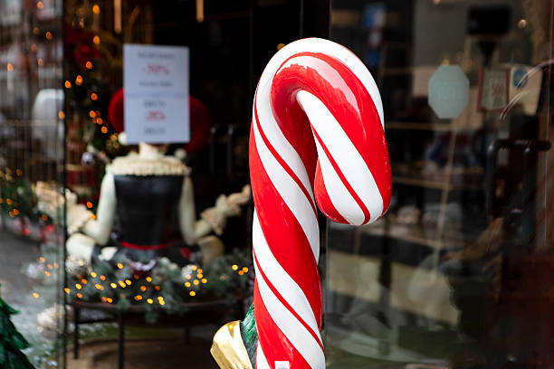 Christmas decoration outside a shop in Brussels