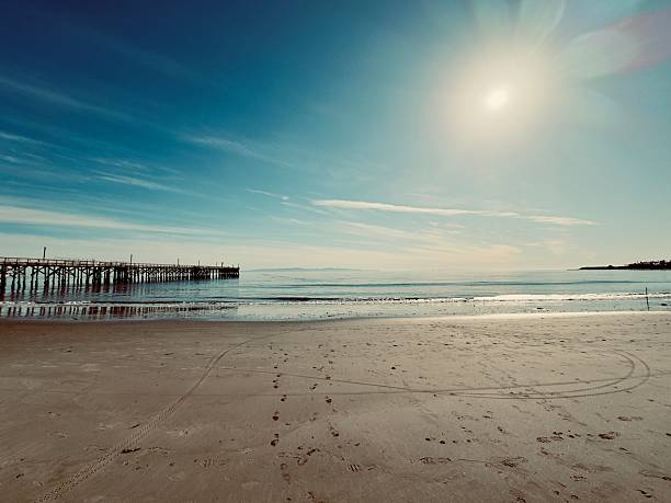 Goleta, California beach seascape