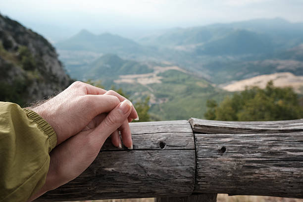Mountain landscape from Penedo Durao lookout. National Park in Portugal.