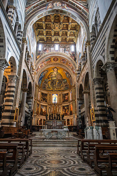 Indoor view of Pisa Cathedral