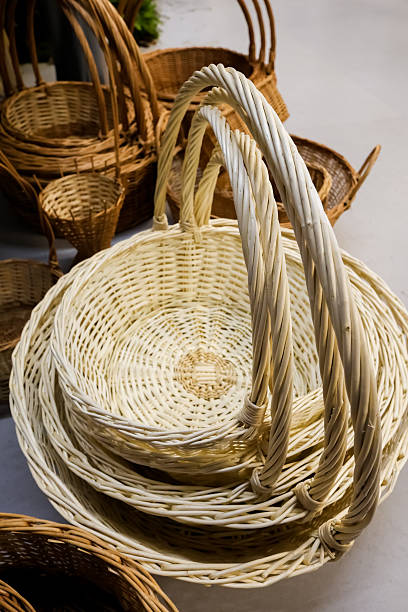 Decorated basket with confetti on the car hub