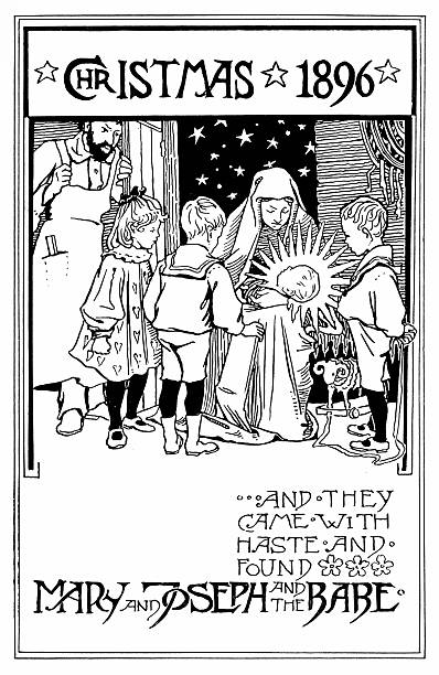 Image from 19th Century Art Illustrated Magazine: Christmas Card