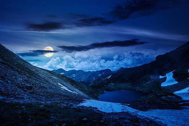 istock mountain lake in alpine summer landscape at night 2258855859