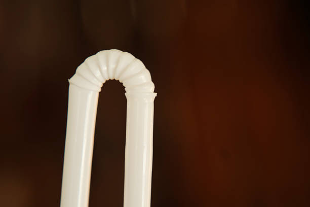Flexible Drinking Straw with Accordion Section