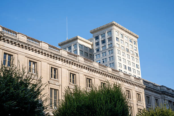Historic buildings of United States Post Office Court House and Custom House in downtown Tacoma, Washington, USA