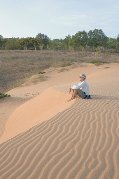 Japan's largest sand dune, located in Tottori City, Tottori Prefecture