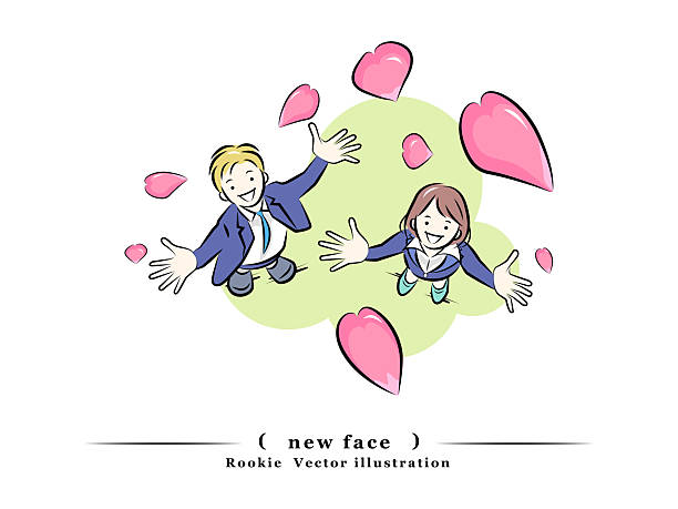 Young people entering school, graduating, and starting their new careers (new employees) | Under the cherry blossom trees