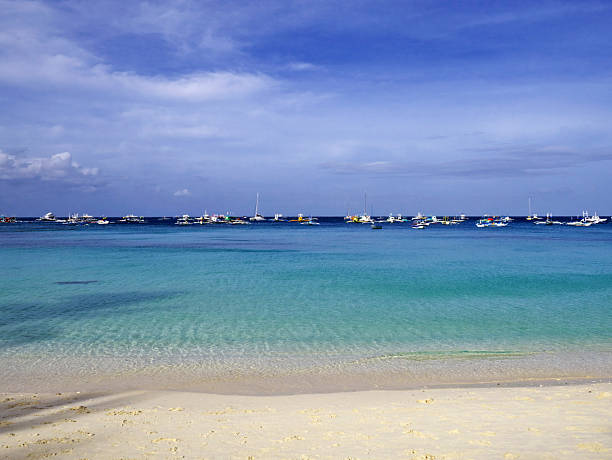The beach on Boracay island, Philippines
