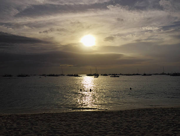 The beach on Boracay island, Philippines