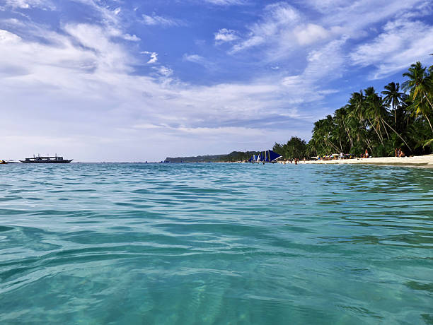 The beach on Boracay island, Philippines