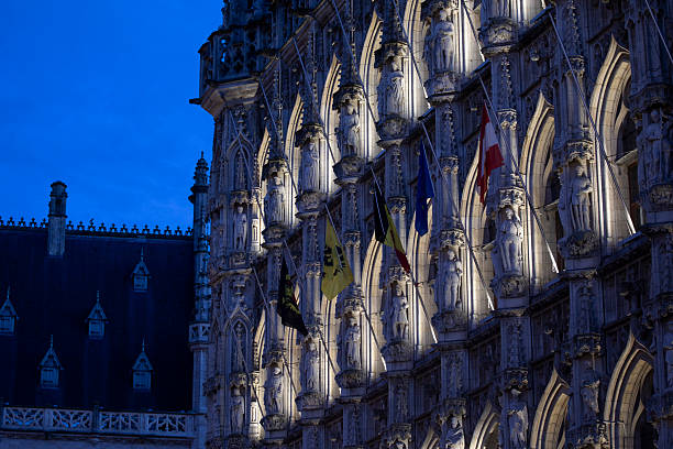 Leuven Town Hall is a landmark building in the city's Grote Markt (main square). It is a UNESCO World Heritage Site.
