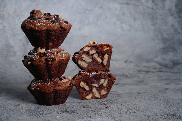 Sliced Chocolate Peanut Muffin Bakery Baked Goods Cupcake Sweet Treats