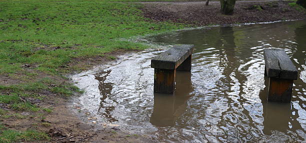 Flood in Guildford Surrey England